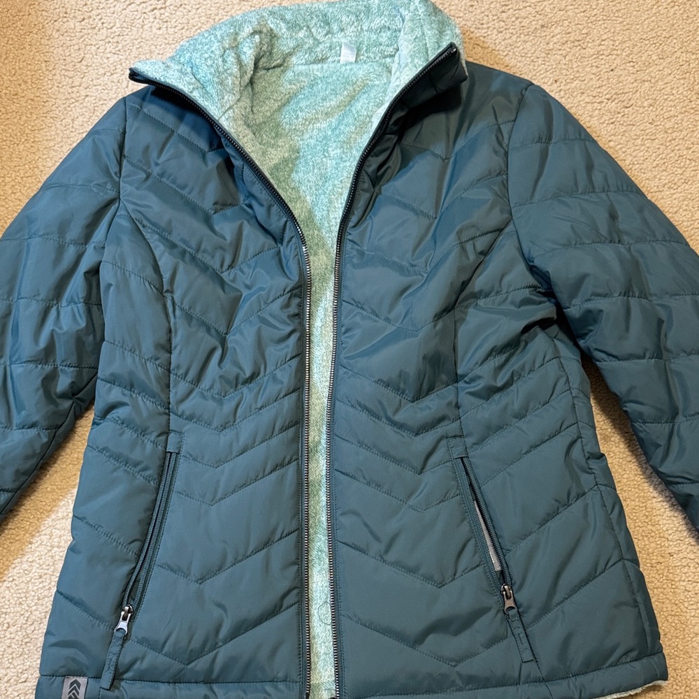 Free Country Women's Dark Teal Puffer Jacket